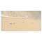 Designart - Footprints in Sand on the Beach - Modern Seascape Canvas Artwork